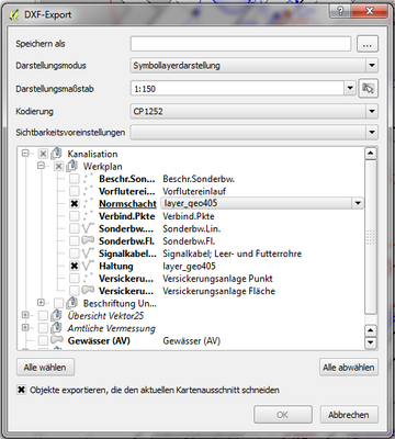 Export Dialog